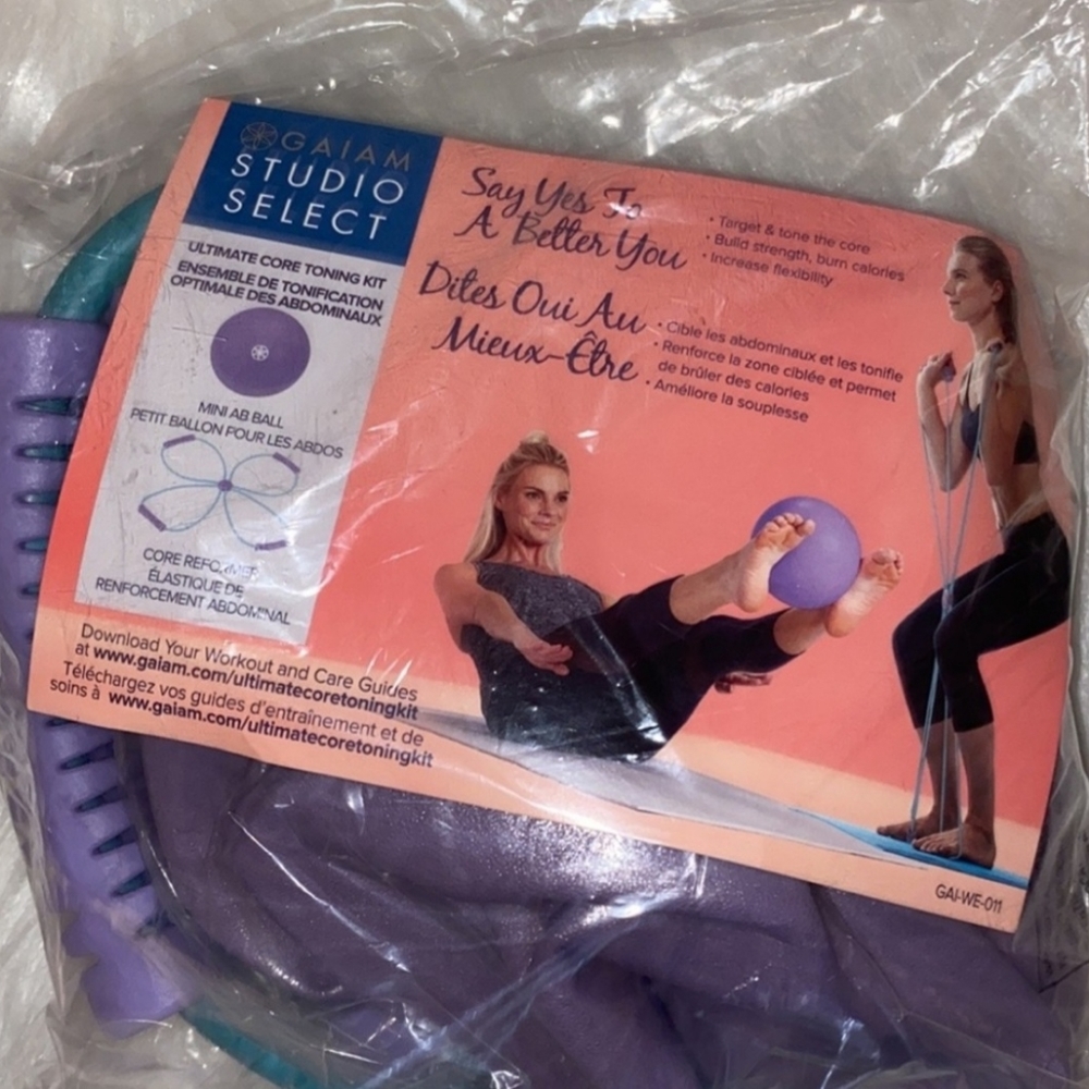 GAIAM ULTIMATE CORE TONING KIT (NEW)